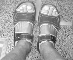 Wichtig im Leben: Immer auf den eigenen Füßen bleiben.